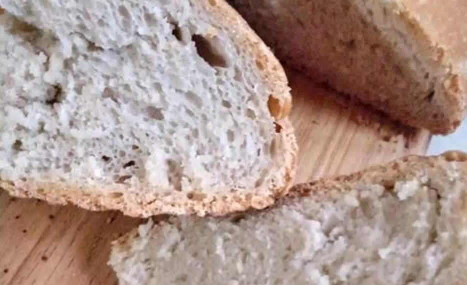 Pan sin amasar casero y fácil