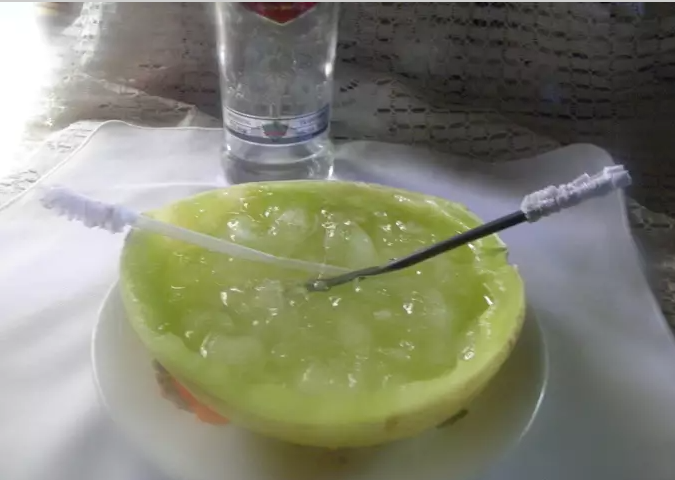 Frescura de melón y Vodka