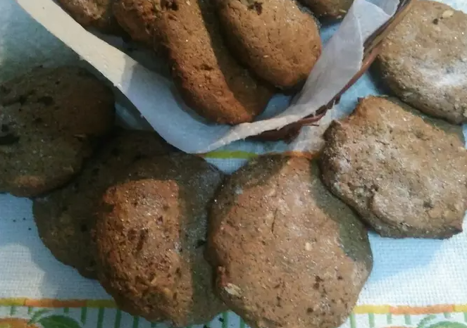 Cookies integrales de chocolate y granola