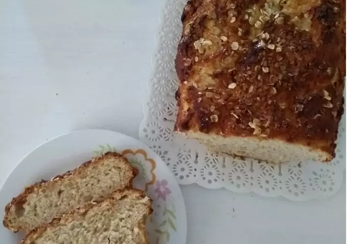 Pan lactal de avena y miel 